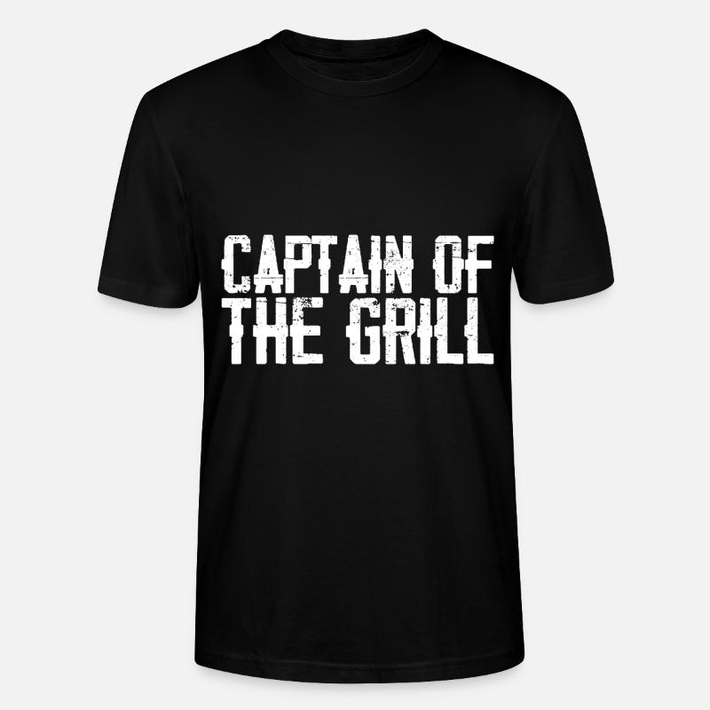 Capitaine du Grill 3 - T-shirt bio CRAFTER Stanley Stella Unisexe - noir