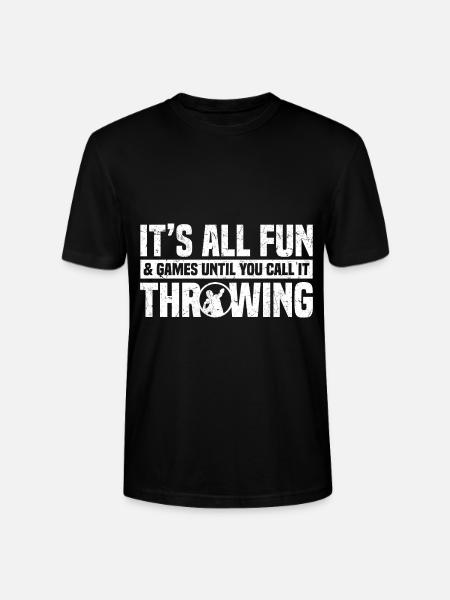 Kugelstoßen | Leichtathletik Kugelstoßer Geschenke - Stanley/Stella Unisex Bio-T-Shirt CRAFTER - Schwarz