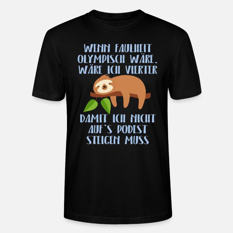 indolence - T-shirt bio CRAFTER Stanley Stella Unisexe - noir