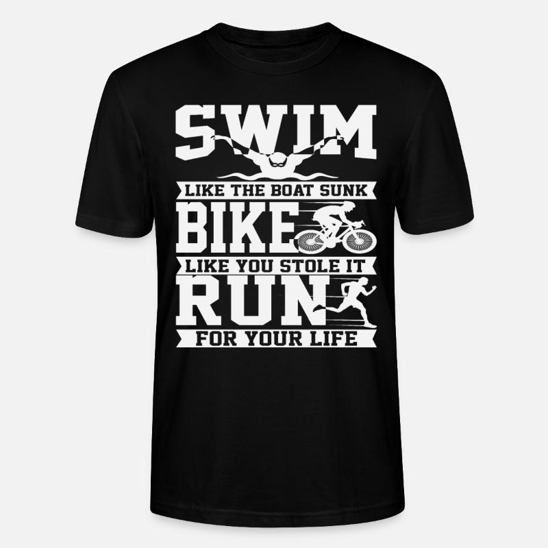 Triathlon - T-shirt bio CRAFTER Stanley Stella Unisexe - noir