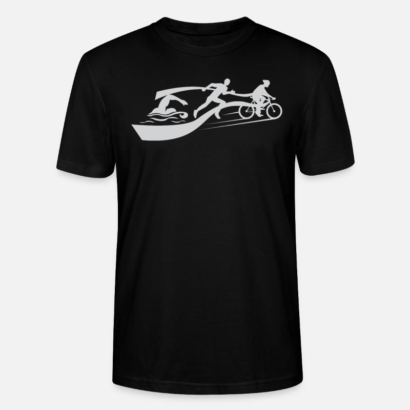 Triathlon - Stanley/Stella Unisex Bio-T-Shirt CRAFTER - Schwarz