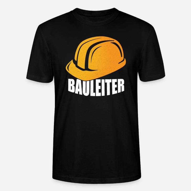Bauarbeiter - Stanley/Stella Unisex Bio-T-Shirt CRAFTER - Schwarz