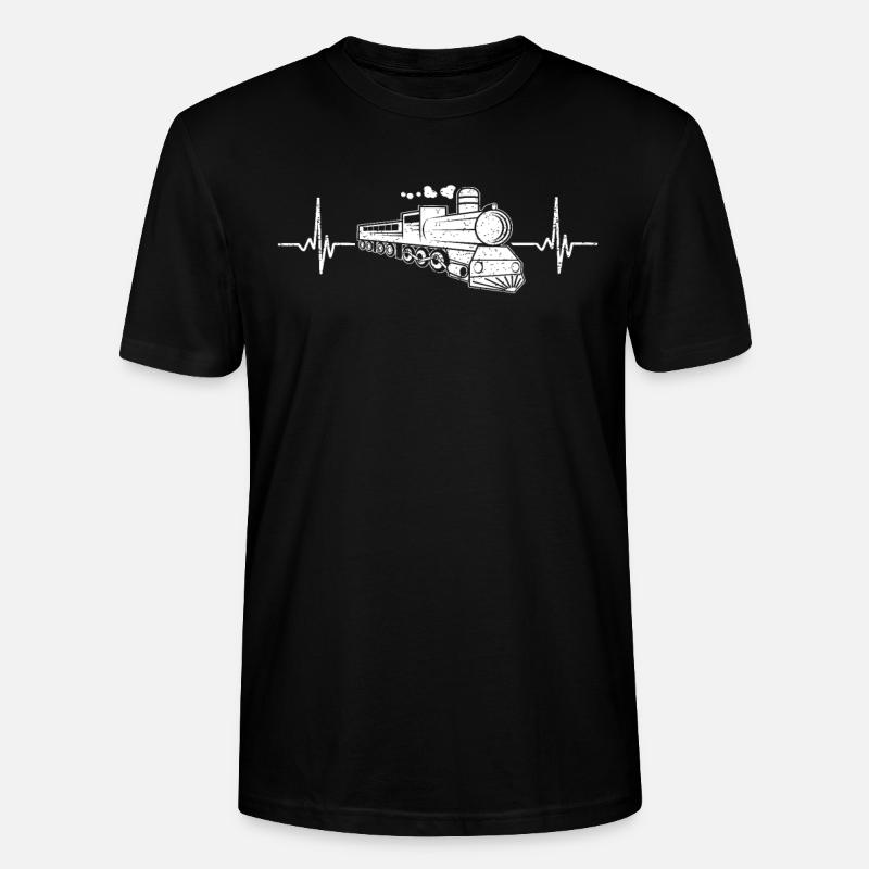 Train trains train modèle - T-shirt bio CRAFTER Stanley Stella Unisexe - noir