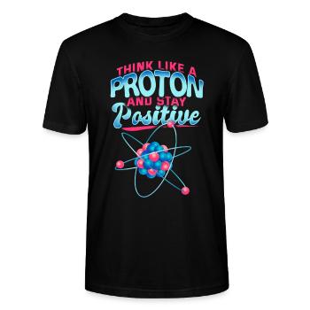 chimie - T-shirt bio CRAFTER Stanley Stella Unisexe - noir - Devant - Alina (178cm) & Michal (187cm)