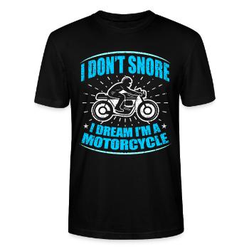 moto - T-shirt bio CRAFTER Stanley Stella Unisexe - noir - Devant - Alina (178cm) & Michal (187cm)