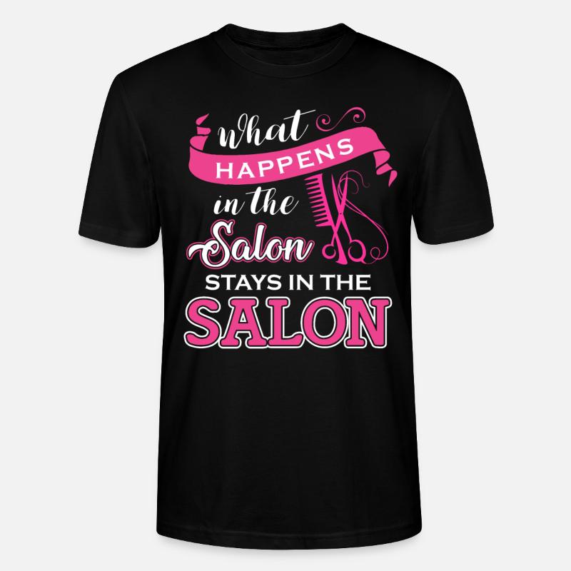 Friseur - Stanley/Stella Unisex Bio-T-Shirt CRAFTER - Schwarz