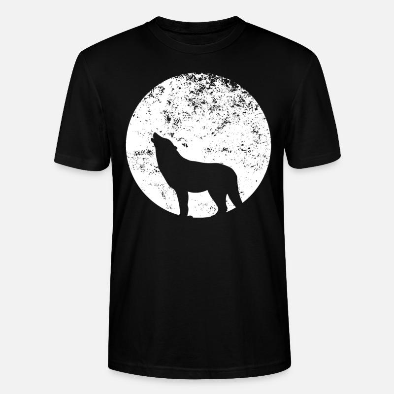 Wolf - Stanley/Stella Unisex Bio-T-Shirt CRAFTER - Schwarz