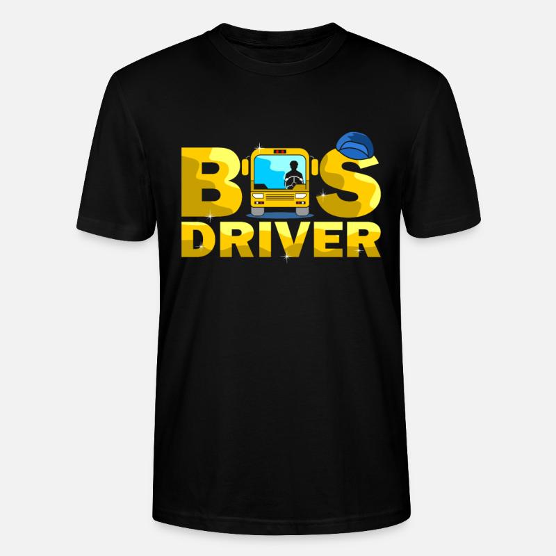 Busfahrer - Stanley/Stella Unisex Bio-T-Shirt CRAFTER - Schwarz