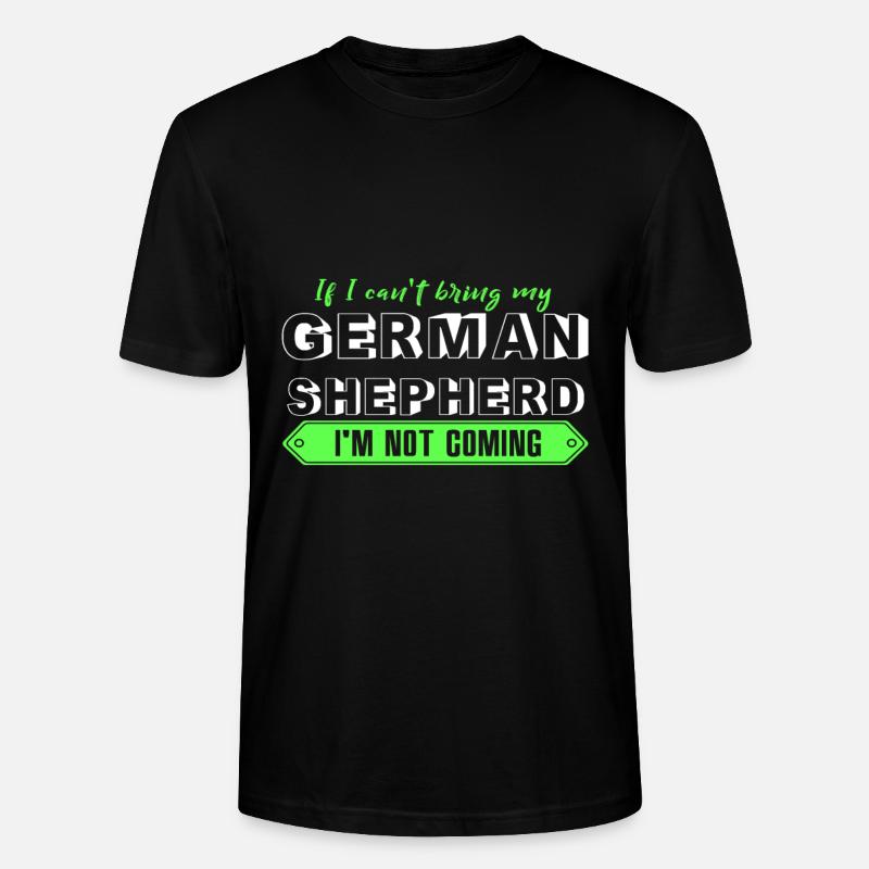 Deutscher Schäferhund - Stanley/Stella Unisex Bio-T-Shirt CRAFTER - Schwarz