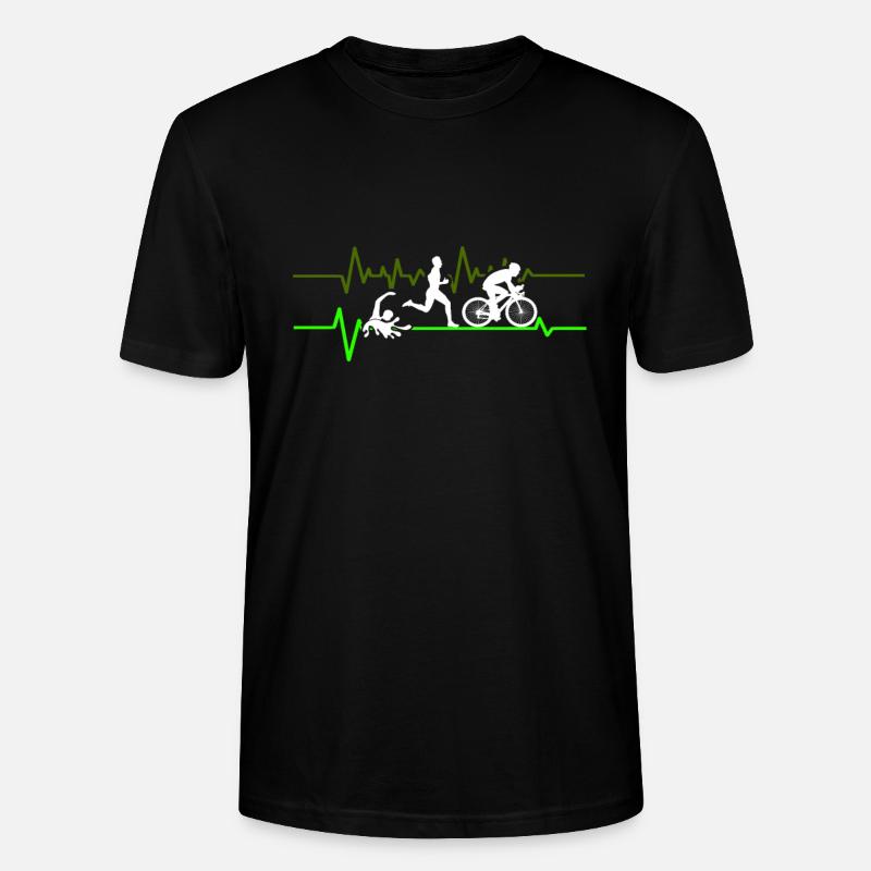 Triathlon Triathlet Geschenk Geschenkidee - T-shirt bio CRAFTER Stanley Stella Unisexe - noir
