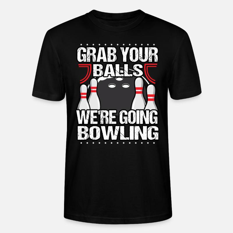 Bowlen - Stanley/Stella Unisex Bio-T-Shirt CRAFTER - Schwarz