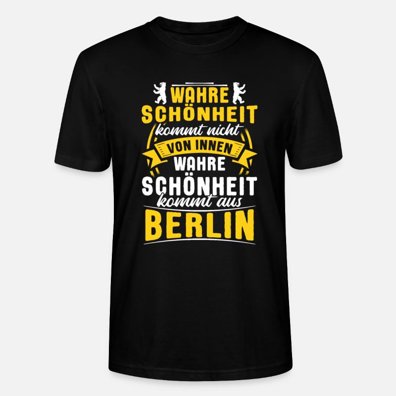Berlin - Stanley/Stella Unisex Bio-T-Shirt CRAFTER - Schwarz