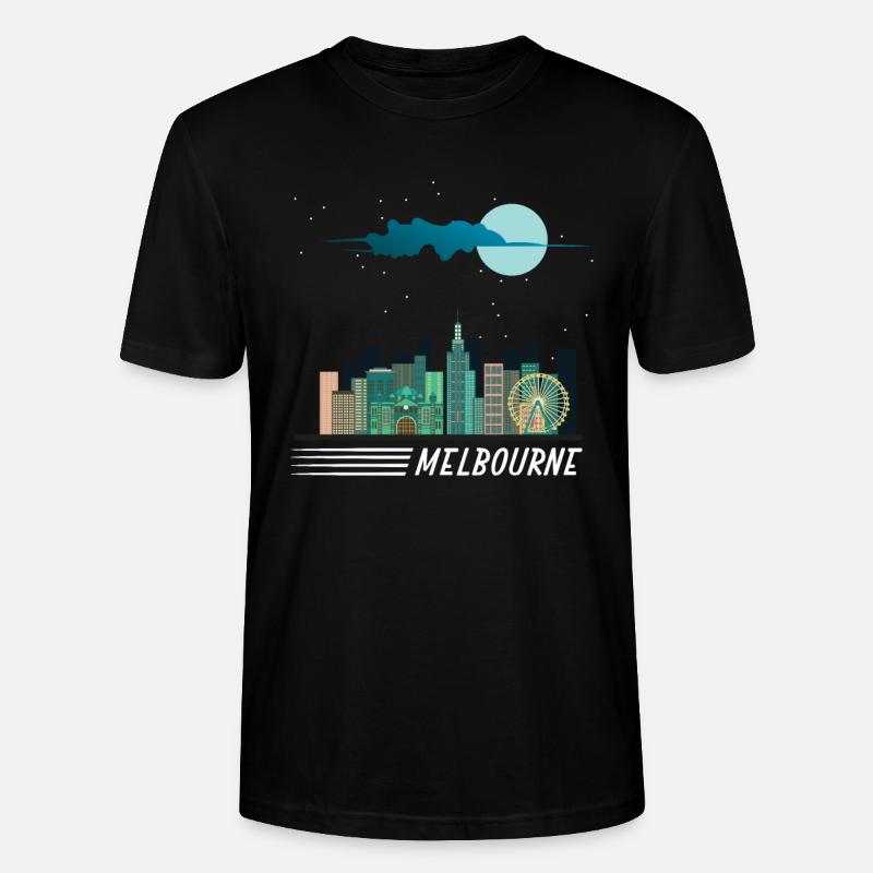 Melbourne - Stanley/Stella Unisex Bio-T-Shirt CRAFTER - Schwarz