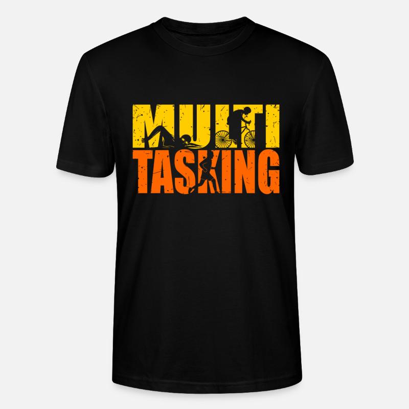 Triathlon - T-shirt bio CRAFTER Stanley Stella Unisexe - noir