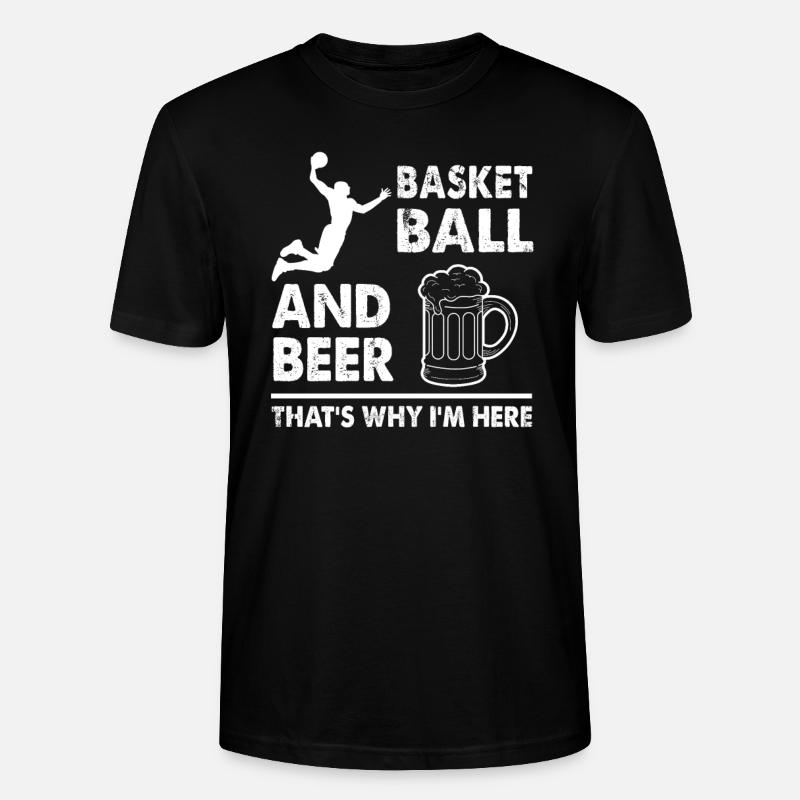 Basketball - Stanley/Stella Unisex Bio-T-Shirt CRAFTER - Schwarz