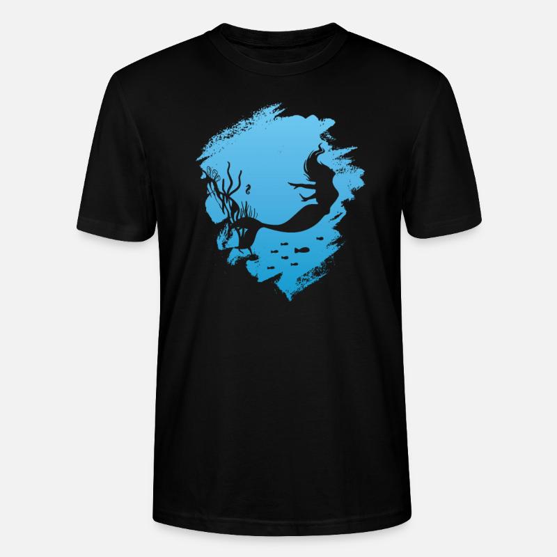 sirène - T-shirt bio CRAFTER Stanley Stella Unisexe - noir