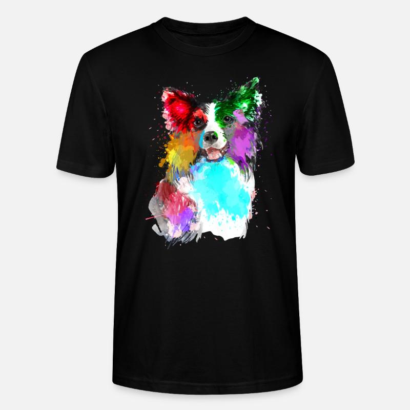 Border Collie - T-shirt bio CRAFTER Stanley Stella Unisexe - noir
