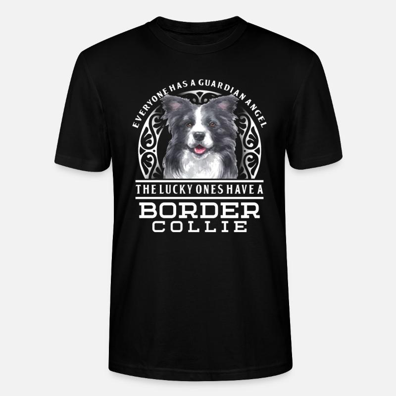 Border Collie - T-shirt bio CRAFTER Stanley Stella Unisexe - noir