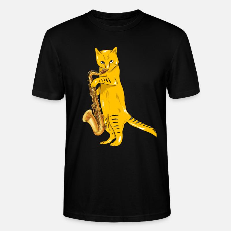 Saxophone - Stanley/Stella Unisex Bio-T-Shirt CRAFTER - Schwarz