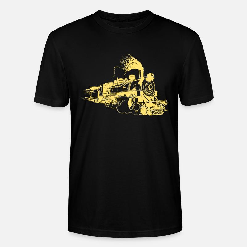 Train trains train modèle - T-shirt bio CRAFTER Stanley Stella Unisexe - noir