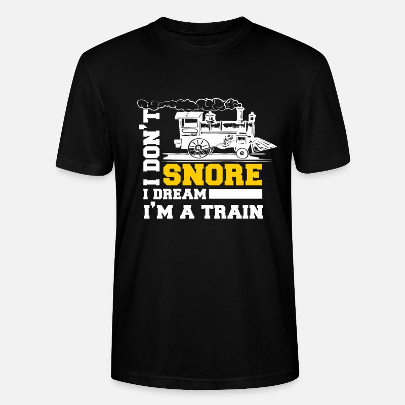 Train trains train modèle - T-shirt bio CRAFTER Stanley Stella Unisexe - noir