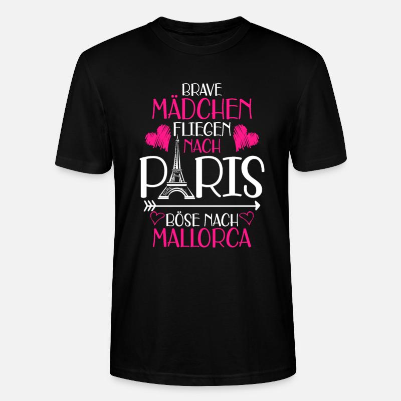 Mallorca - Stanley/Stella Unisex Bio-T-Shirt CRAFTER - Schwarz