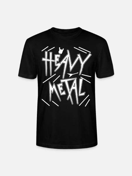 Heavy Metal - Stanley/Stella CRAFTER Unisex Organic T-Shirt - black