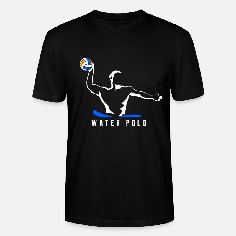 Wasserball - Stanley/Stella Unisex Bio-T-Shirt CRAFTER - Schwarz