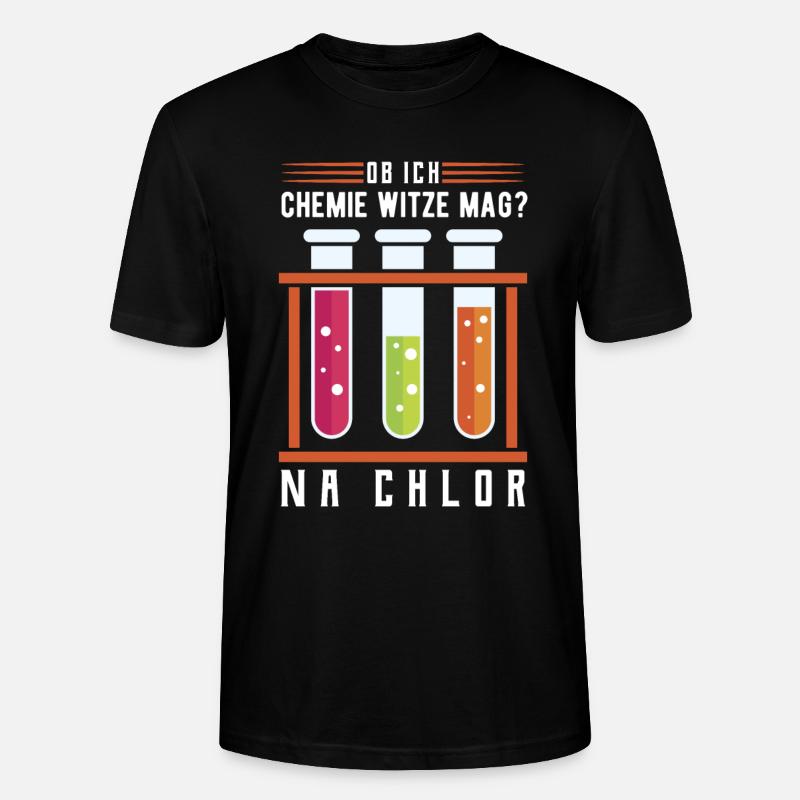 chimie - T-shirt bio CRAFTER Stanley Stella Unisexe - noir