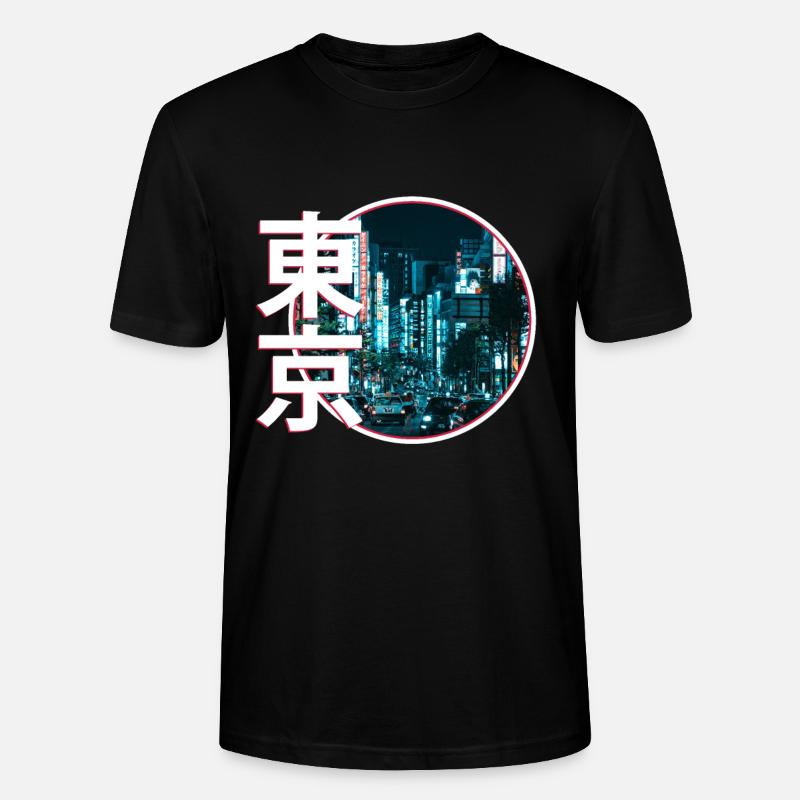 Japan - Stanley/Stella Unisex Bio-T-Shirt CRAFTER - Schwarz