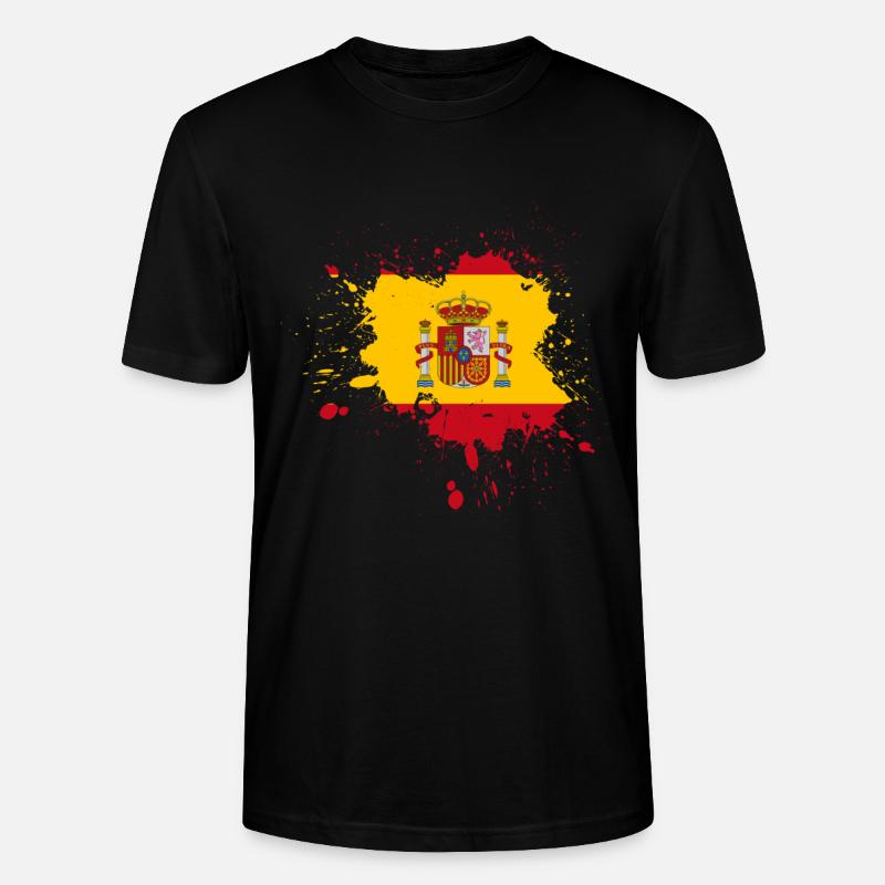 Spanien - Stanley/Stella Unisex Bio-T-Shirt CRAFTER - Schwarz