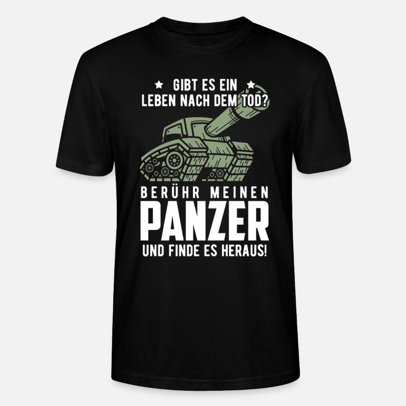 Panzer - Stanley/Stella Unisex Bio-T-Shirt CRAFTER - Schwarz