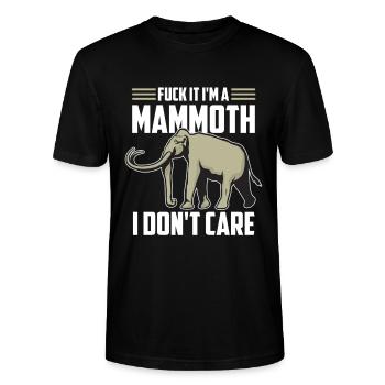 Mammut - Stanley/Stella Unisex Bio-T-Shirt CRAFTER - Schwarz - Vorne - Alina (178cm) & Michal (187cm)