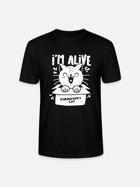 Schrödinger's Cat - Stanley/Stella CRAFTER Unisex Organic T-Shirt - black