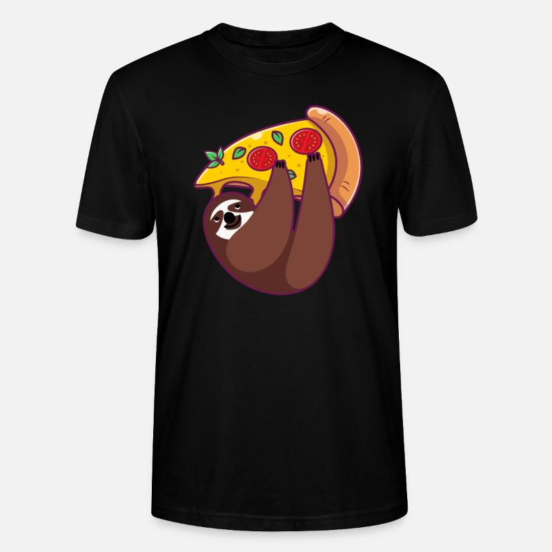 Faultier - Stanley/Stella Unisex Bio-T-Shirt CRAFTER - Schwarz