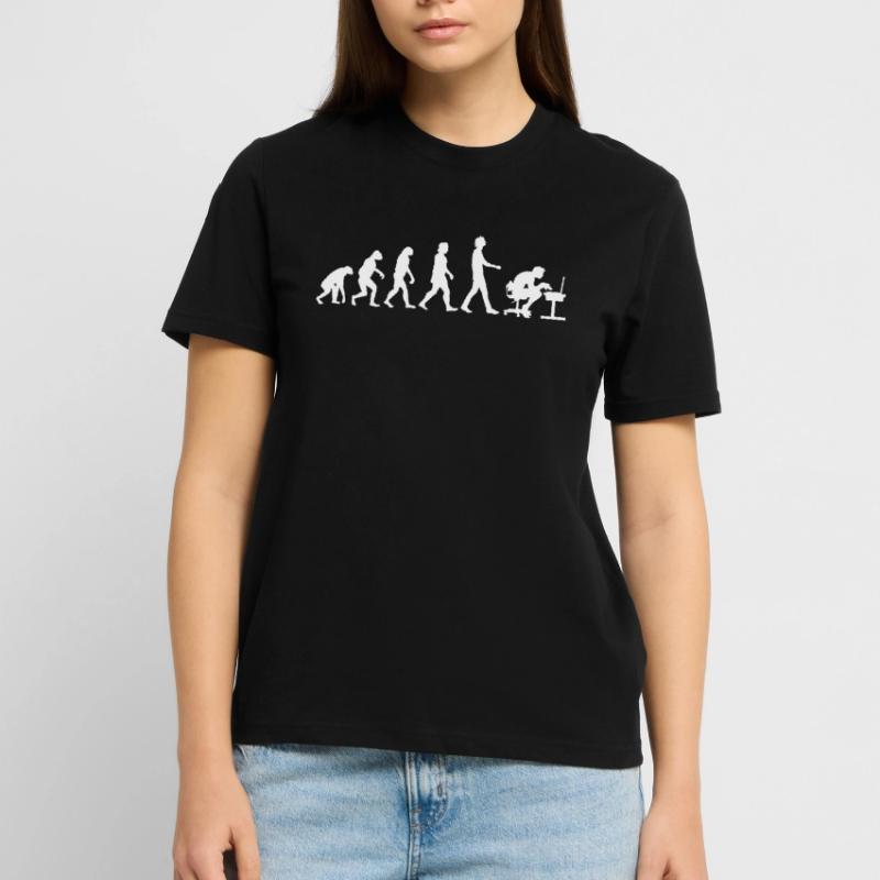 Programmeur d’ordinateur Evolution Gamer PC Geek T-shirt bio CRAFTER Stanley Stella Unisexe
