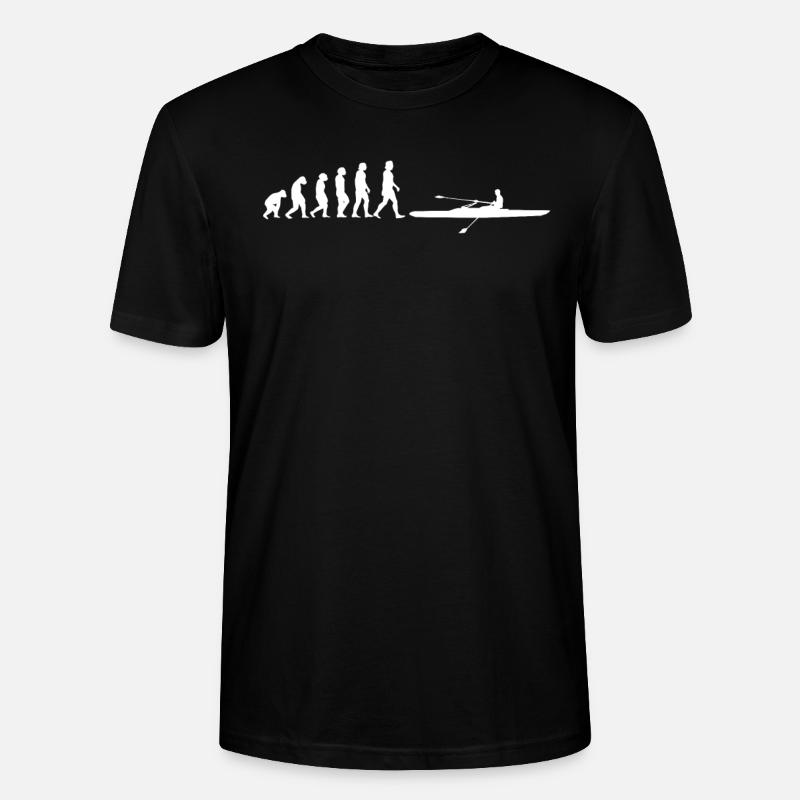 Rowers evolution rowing - Stanley/Stella CRAFTER Unisex Organic T-Shirt - black