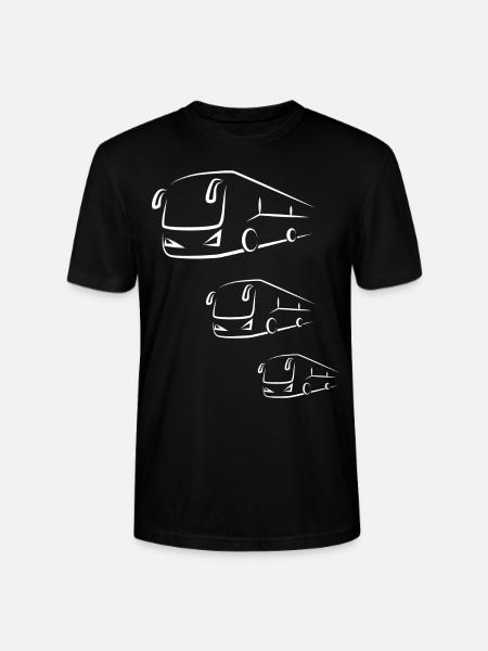 Bus Busfahrer Schulbus Autobus - Stanley/Stella Unisex Bio-T-Shirt CRAFTER - Schwarz