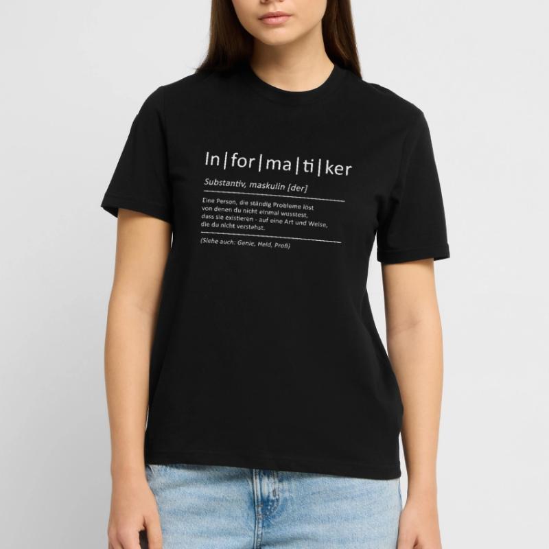 Bedeutung Informatiker Spruch Programmierer Nerd Stanley/Stella Unisex Bio-T-Shirt CRAFTER
