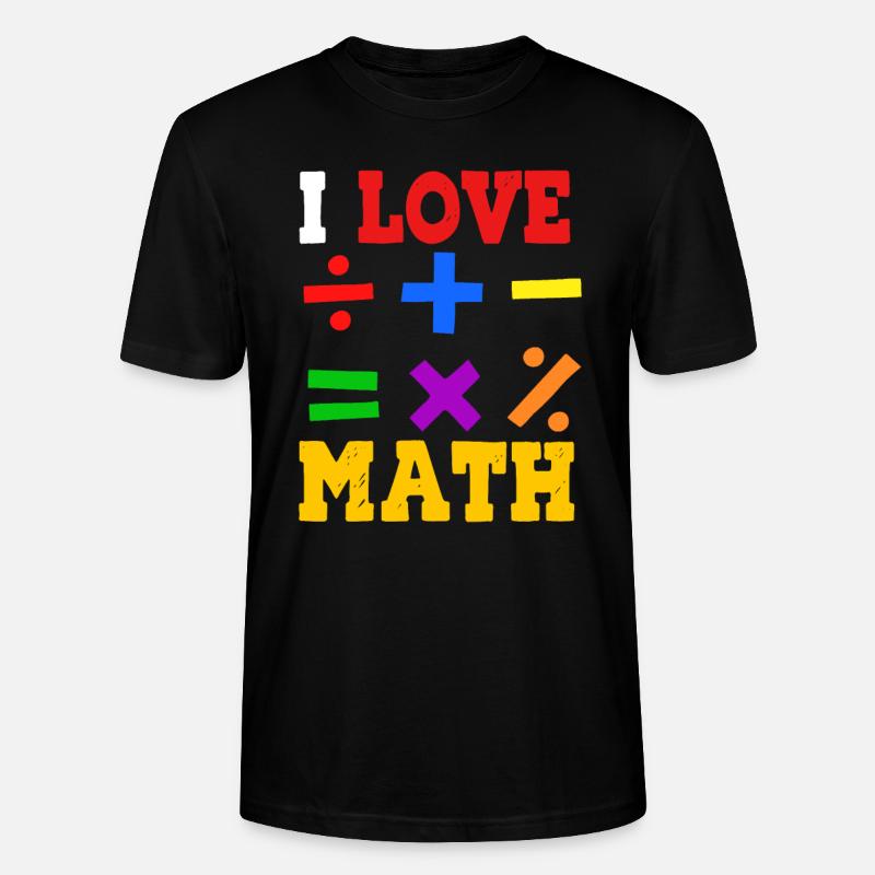 Mathematik - Stanley/Stella Unisex Bio-T-Shirt CRAFTER - Schwarz