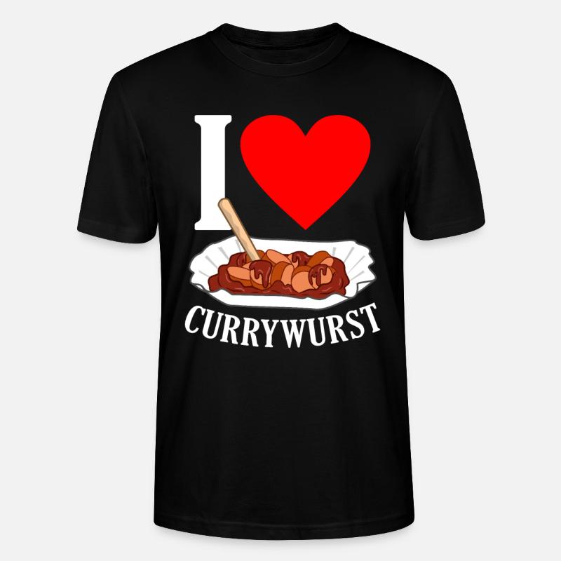 Currywurst - Stanley/Stella Unisex Bio-T-Shirt CRAFTER - Schwarz