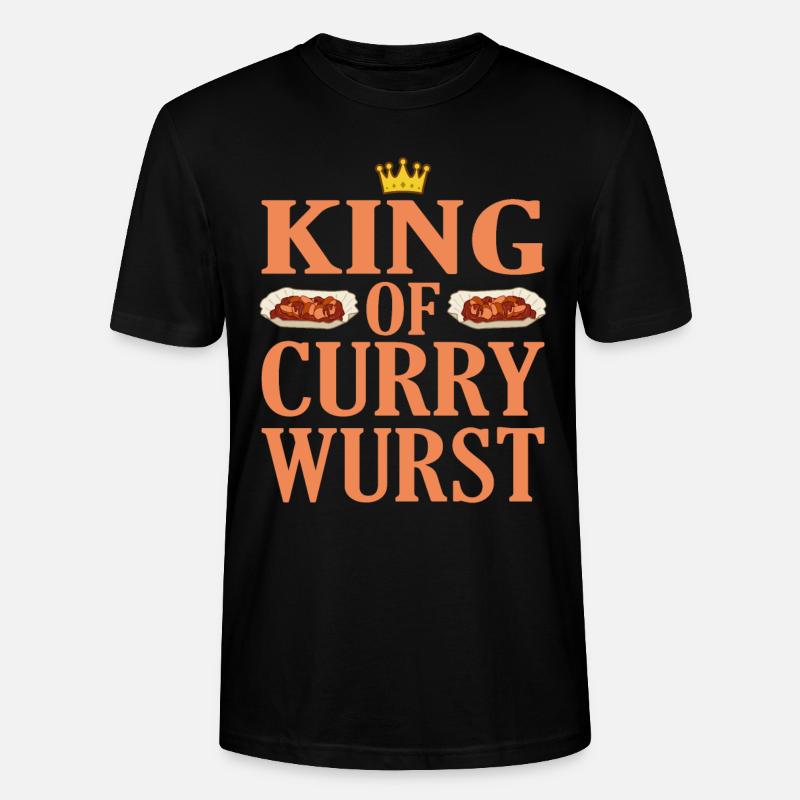 Currywurst - Stanley/Stella Unisex Bio-T-Shirt CRAFTER - Schwarz