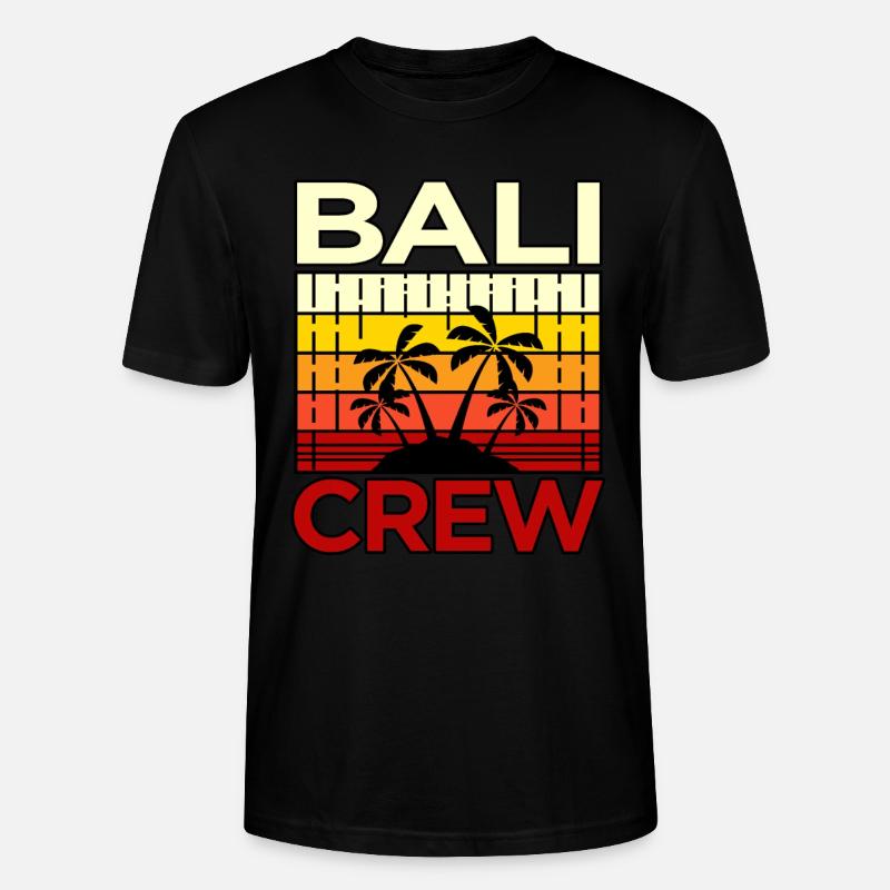 Bali - Stanley/Stella Unisex Bio-T-Shirt CRAFTER - Schwarz