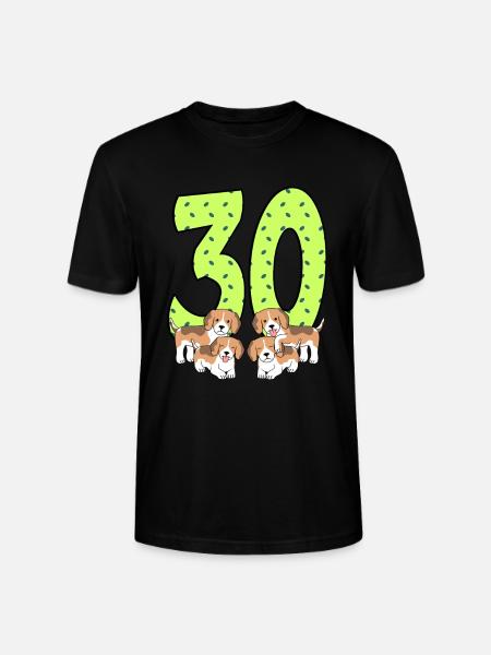 30th birthday - Stanley/Stella CRAFTER Unisex Organic T-Shirt - black
