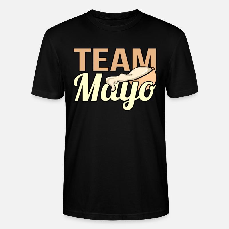 Team mayo geschenk - Stanley/Stella Unisex Bio-T-Shirt CRAFTER - Schwarz