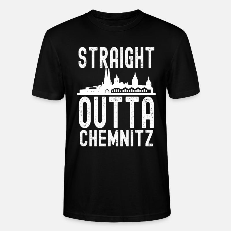 Chemnitz - Stanley/Stella Unisex Bio-T-Shirt CRAFTER - Schwarz