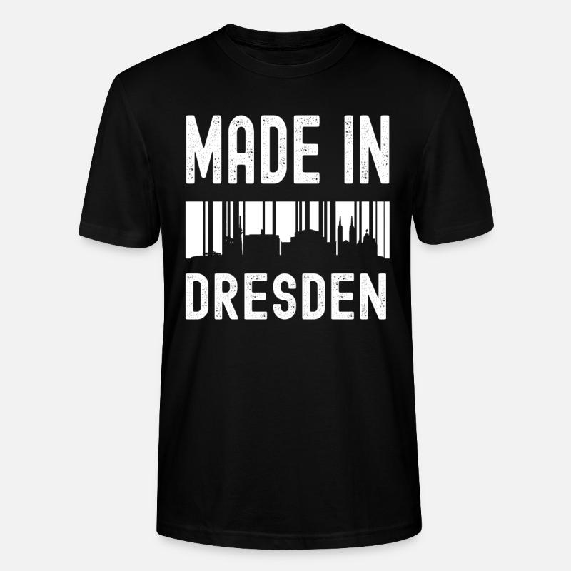 Dresden - Stanley/Stella Unisex Bio-T-Shirt CRAFTER - Schwarz