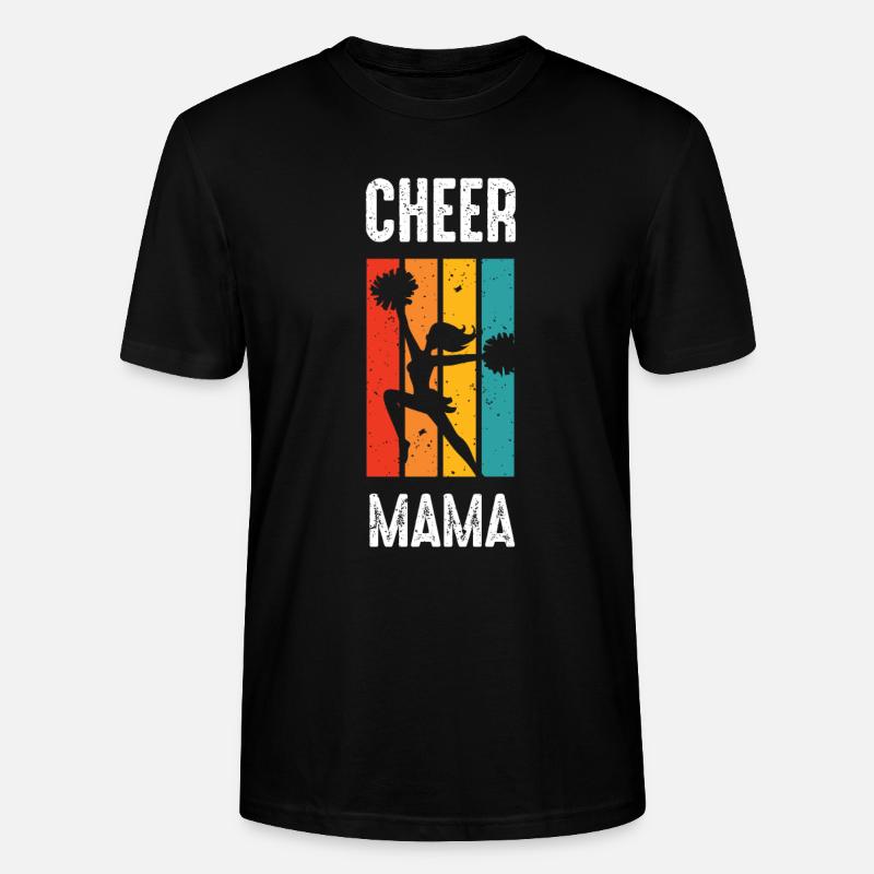 Cheer Mom - Stanley/Stella Unisex Bio-T-Shirt CRAFTER - Schwarz