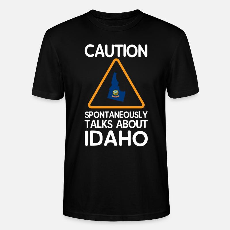 Idaho - Stanley/Stella Unisex Bio-T-Shirt CRAFTER - Schwarz