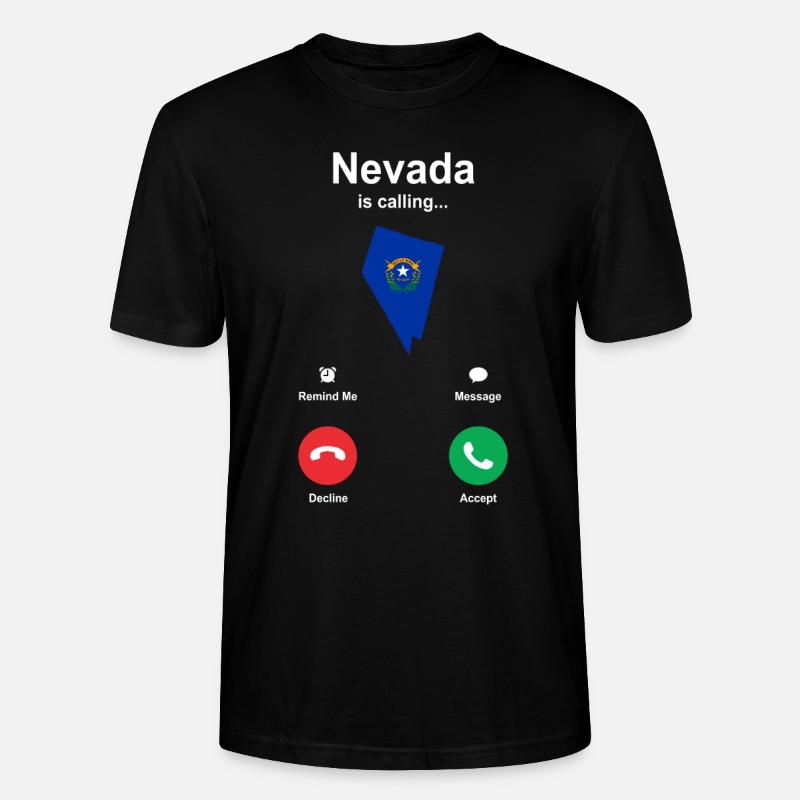 Nevada - Stanley/Stella Unisex Bio-T-Shirt CRAFTER - Schwarz